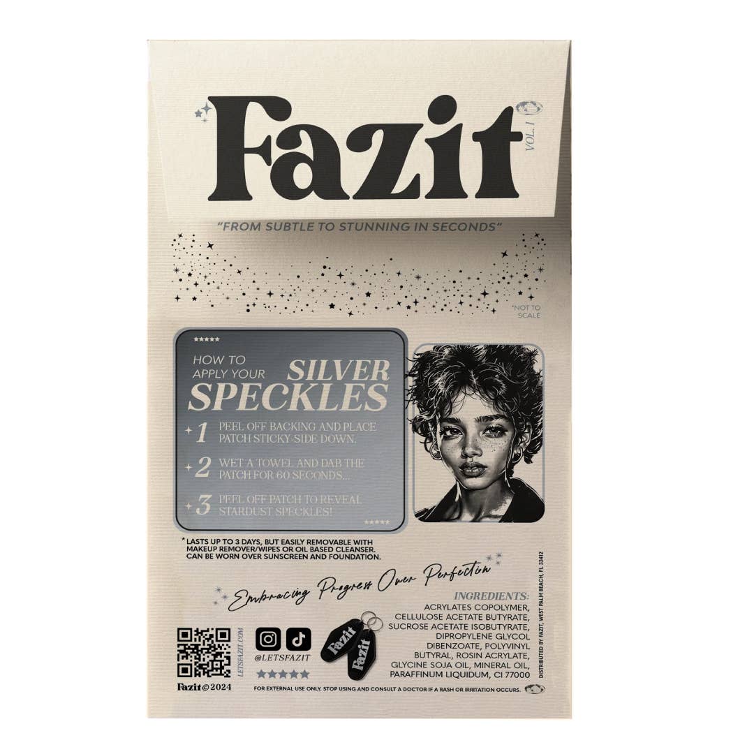Fazit - Silver Glitter Freckles Makeup Patches