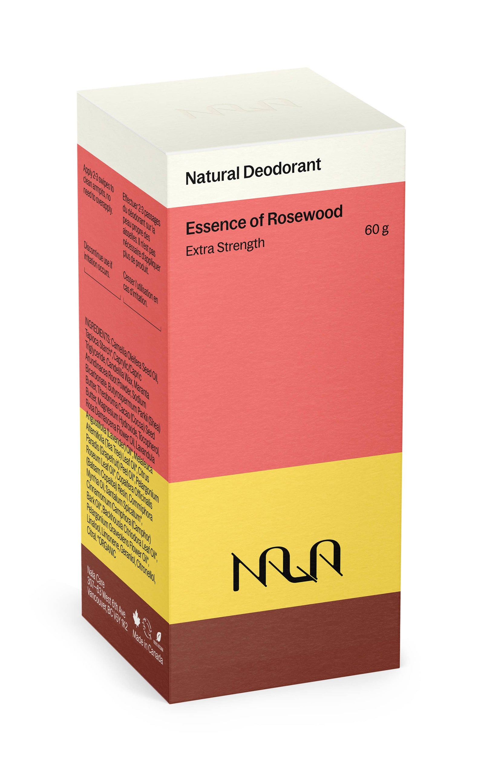 Nala Care - Essence of Rosewood Extra Strength Natural Deodorant