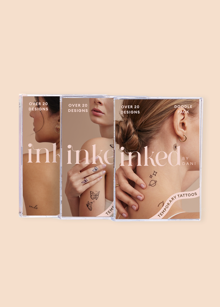 INKED by Dani - Deluxe Temporary Tattoo Gift Set