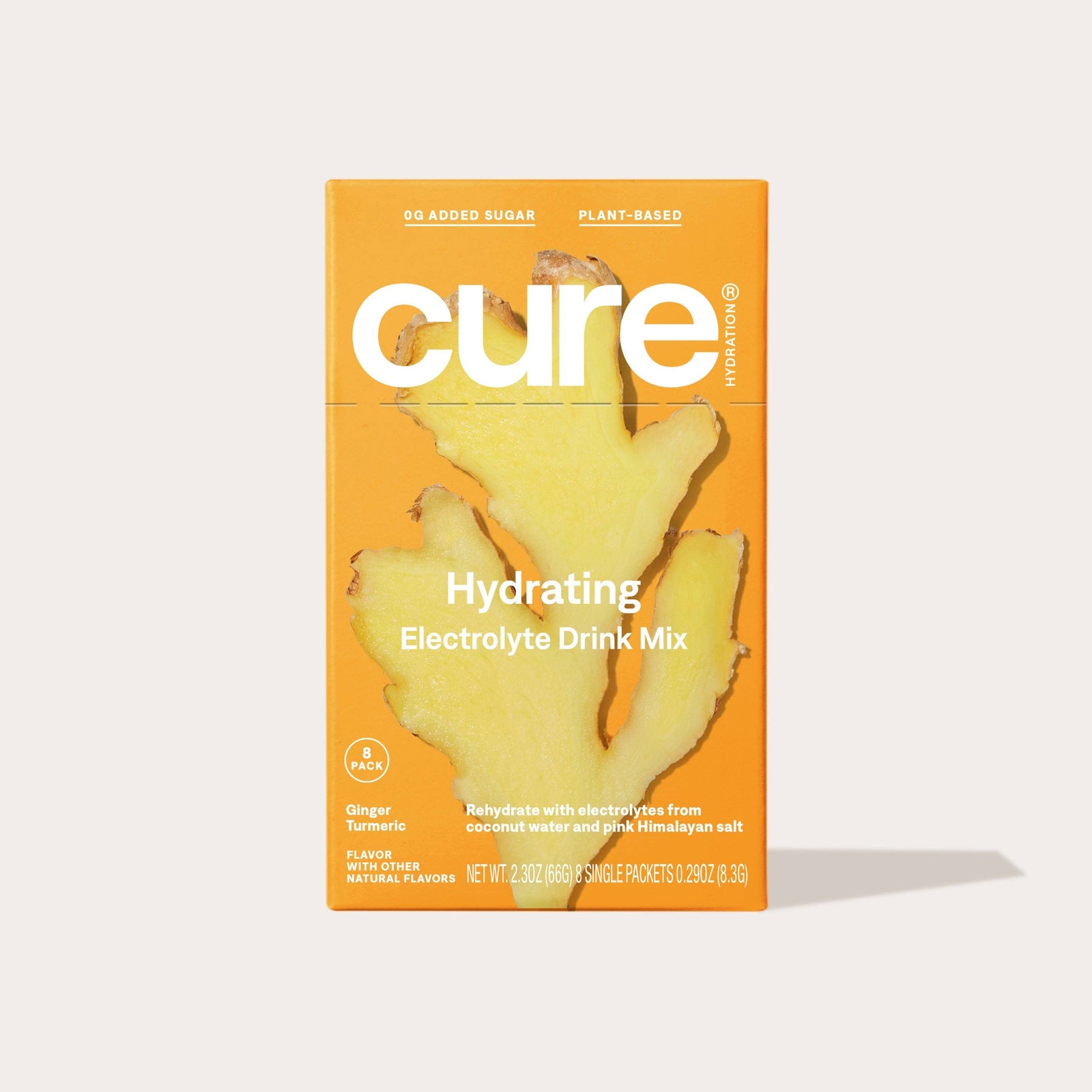 Cure Hydration - Hydrating Electrolyte Drink Mix - Ginger Turmeric