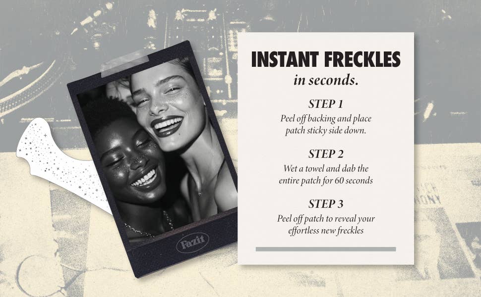 Fazit - Silver Glitter Freckles Makeup Patches