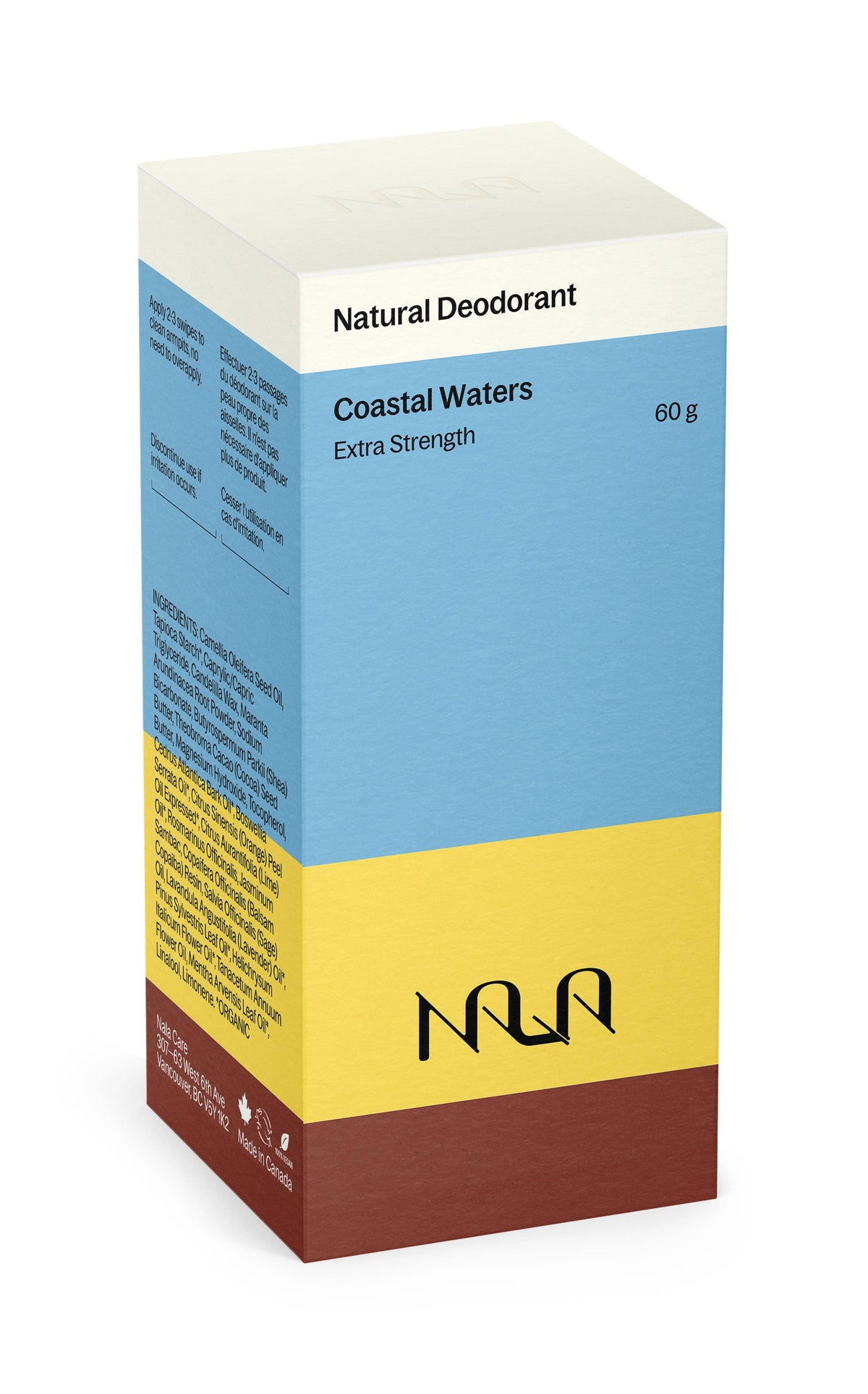 Nala Care - Coastal Waters Extra Strength Natural Deodorant