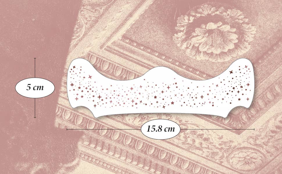 Fazit - Rose Gold Stardust Speckles Makeup Patches