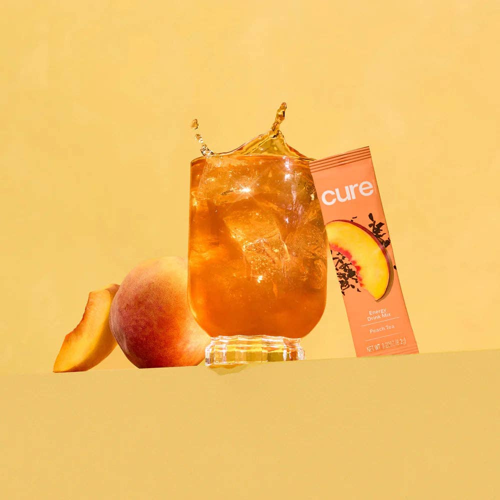 Cure Hydration - Hydrating Electrolyte Drink Mix  - New Peach Tea