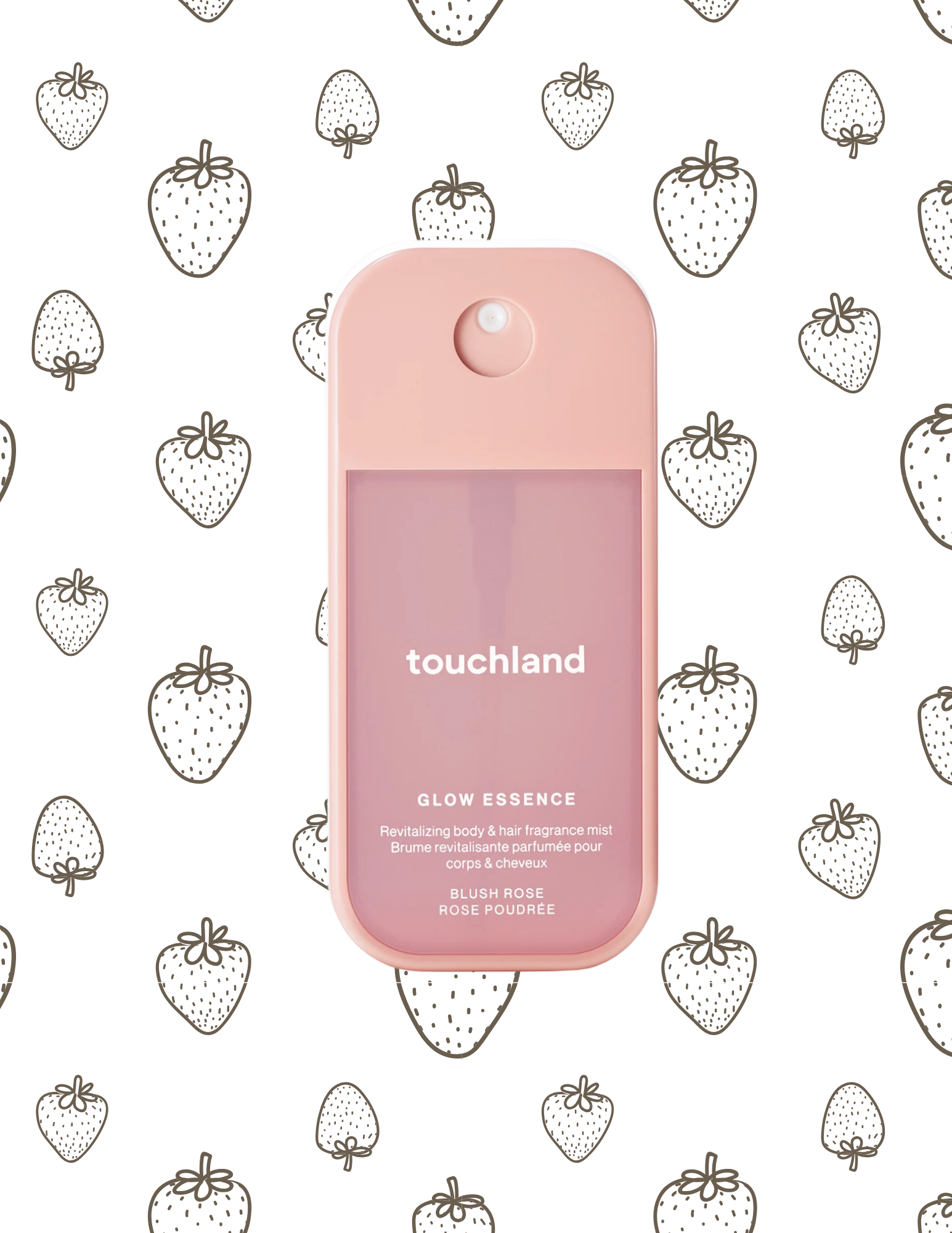 Touchland Power Essence Body & Hair Fragrance Mist - Blush Rose