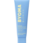 Blue tube of BYOMA Blemish Cleansing Paste on a white background
