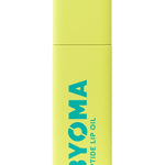 A tube of BYOMA Liptide Lip Oil in green color with a white and blue label.