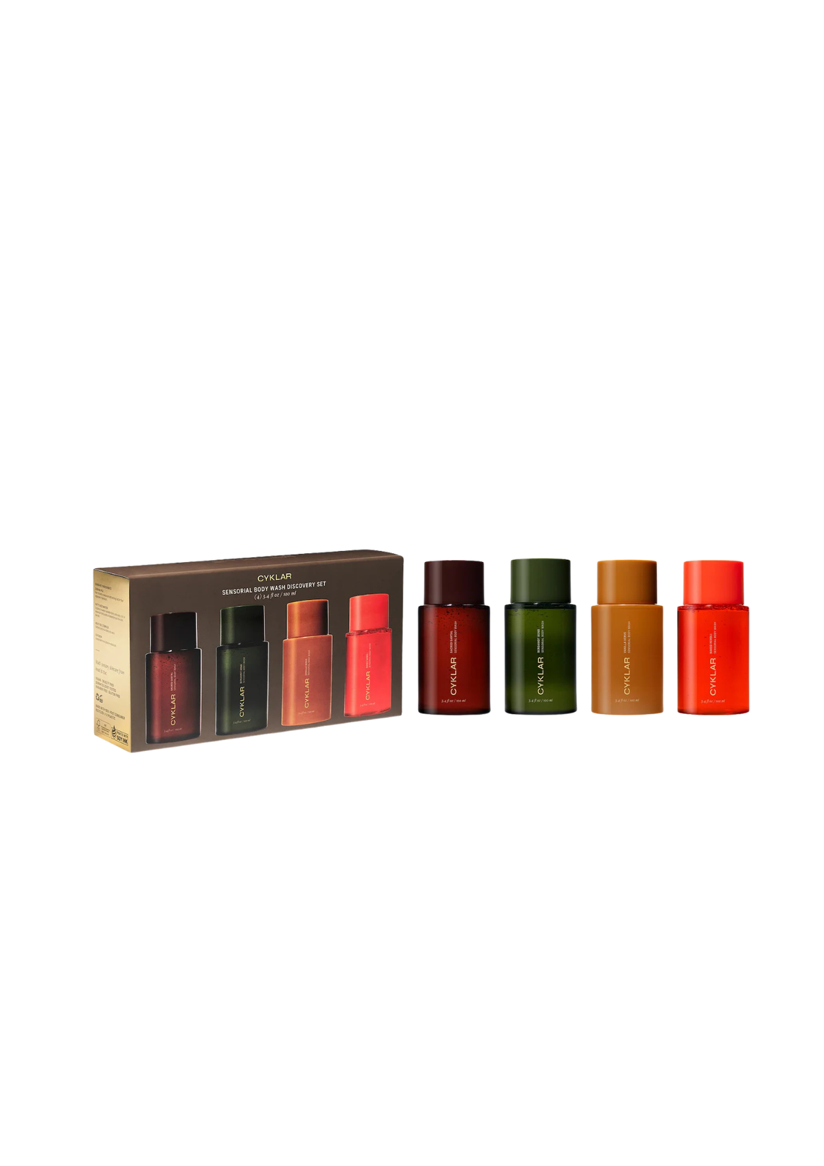 Cyklar - Sensorial Body Wash Gift Set