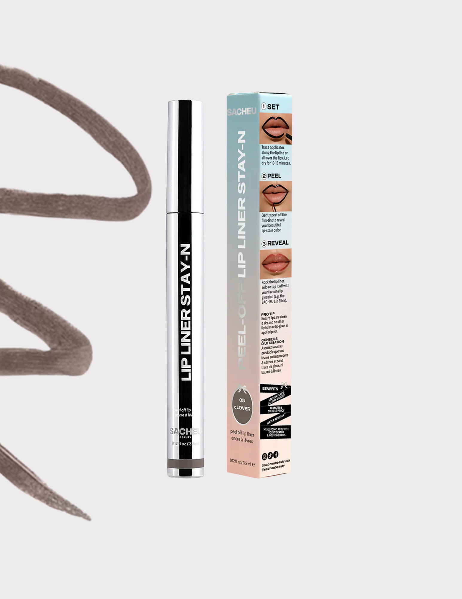 SACHEU Peel-Off Lip Liner STAY-N