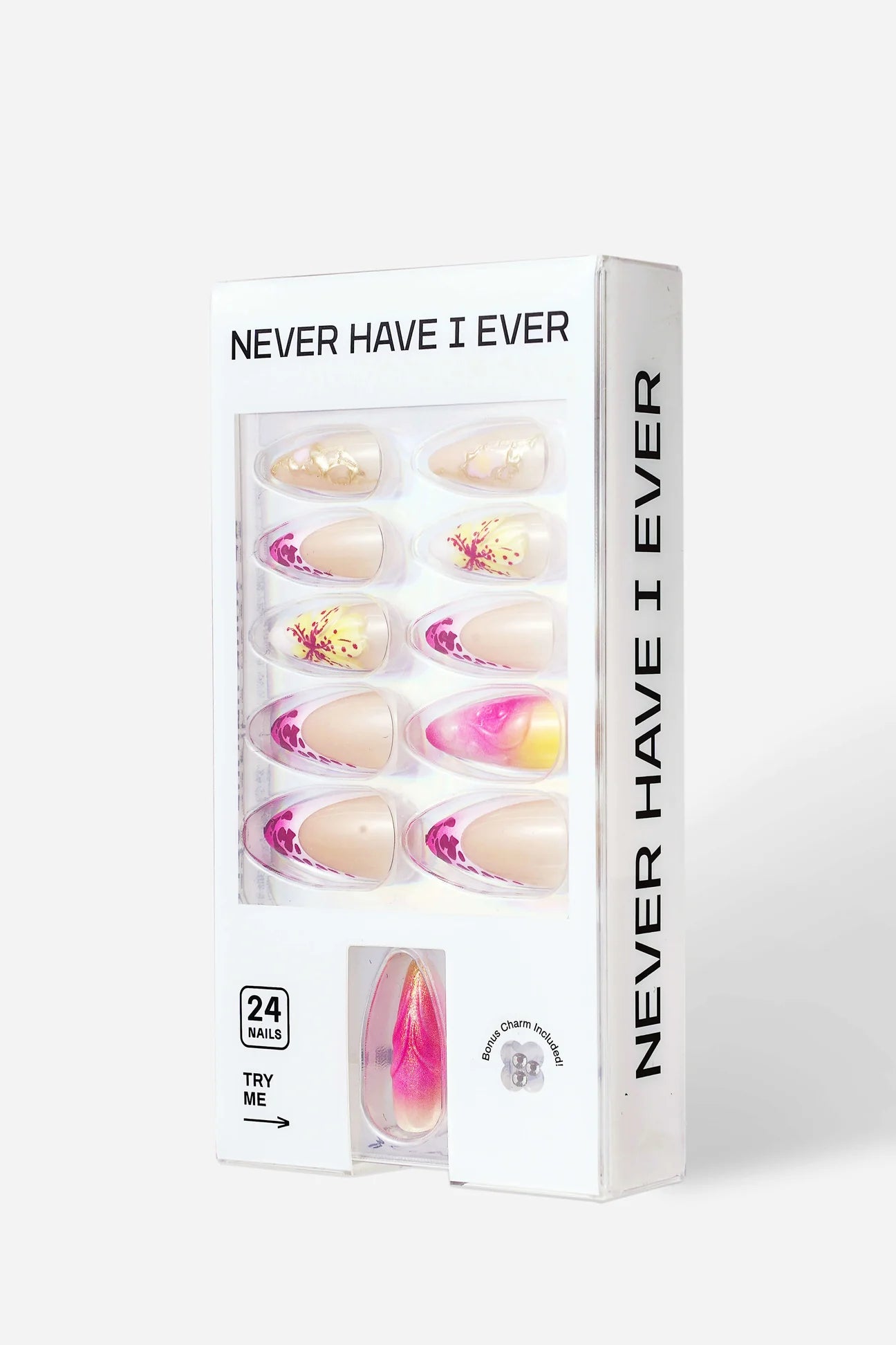 Never Have I Ever - Tropical Girl - Almond Press-On Nails