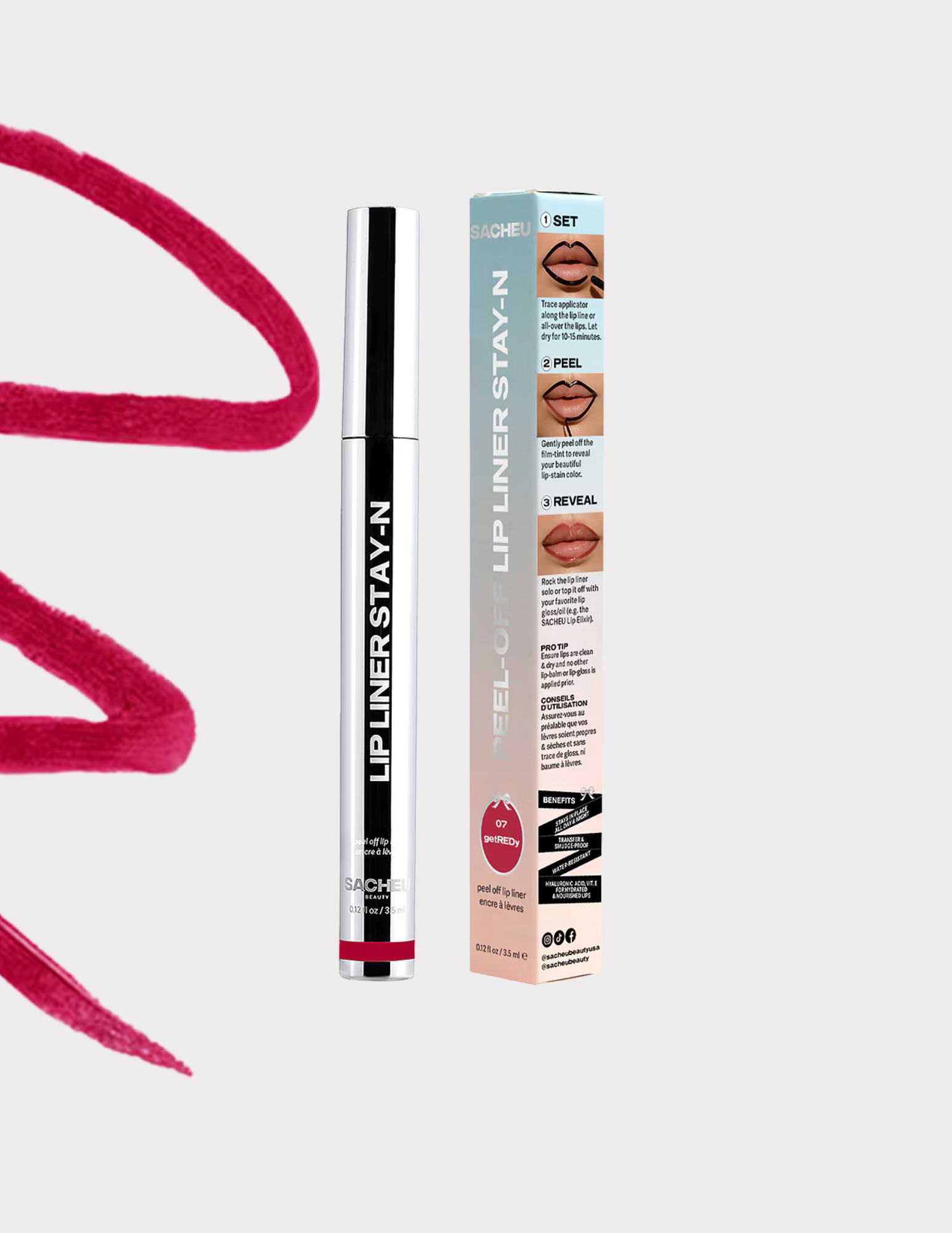 SACHEU Peel-Off Lip Liner STAY-N