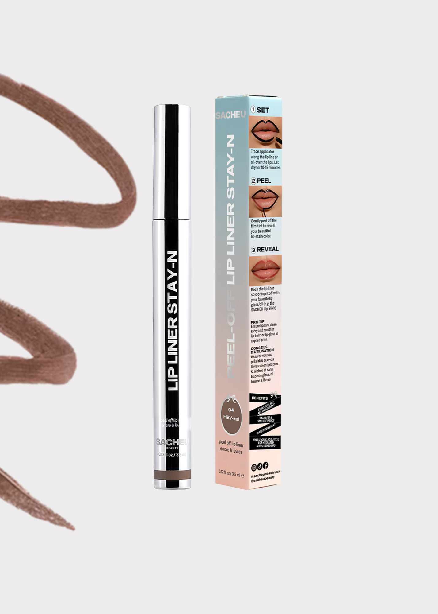 SACHEU Peel-Off Lip Liner STAY-N
