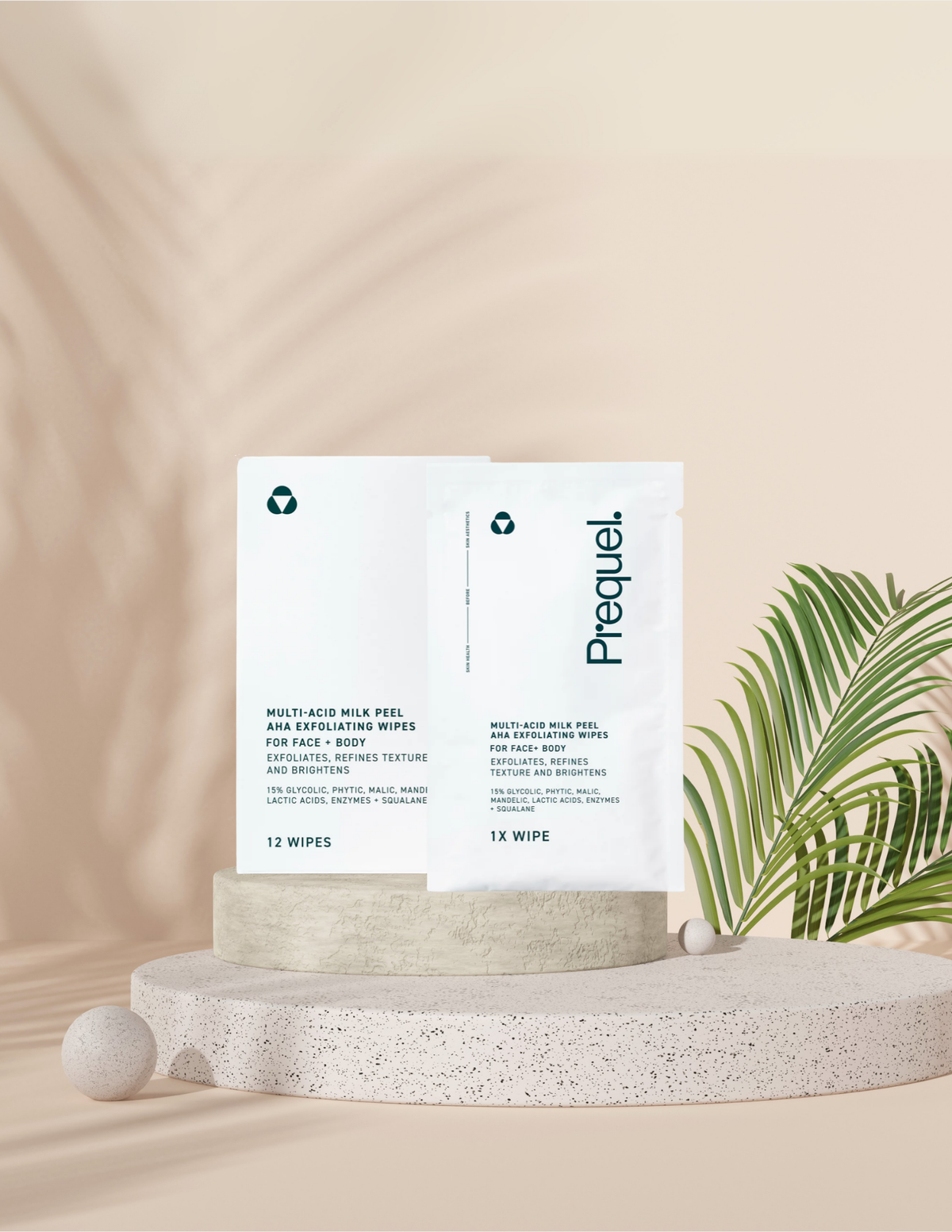 PREQUEL Multi-Acid Milk Peel Wipes