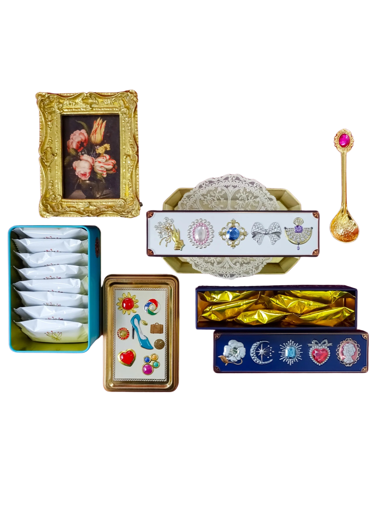 Aoyama Decarbo - Mini Jewel Biscuits set