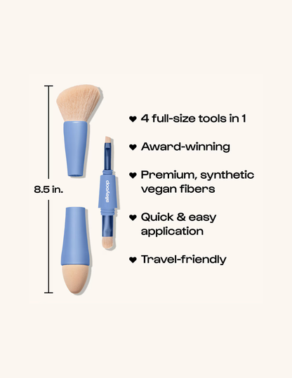 Alleyoop Multi-tasker Brush 4-in-1 Makeup Brush