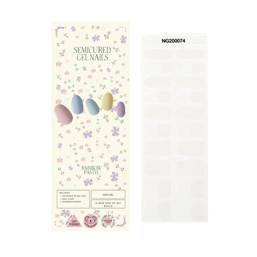 Wholesale -  Classique White French Tip Semicured Gel Nails Kit  ($13.99 x 10 Nail Kits)