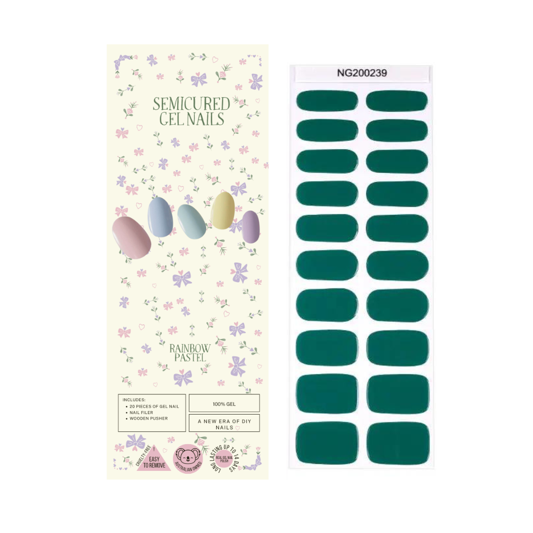 Wholesale - Emerald Semicured Gel Nails Kit  ($13.99 x 10 Nail Kits)