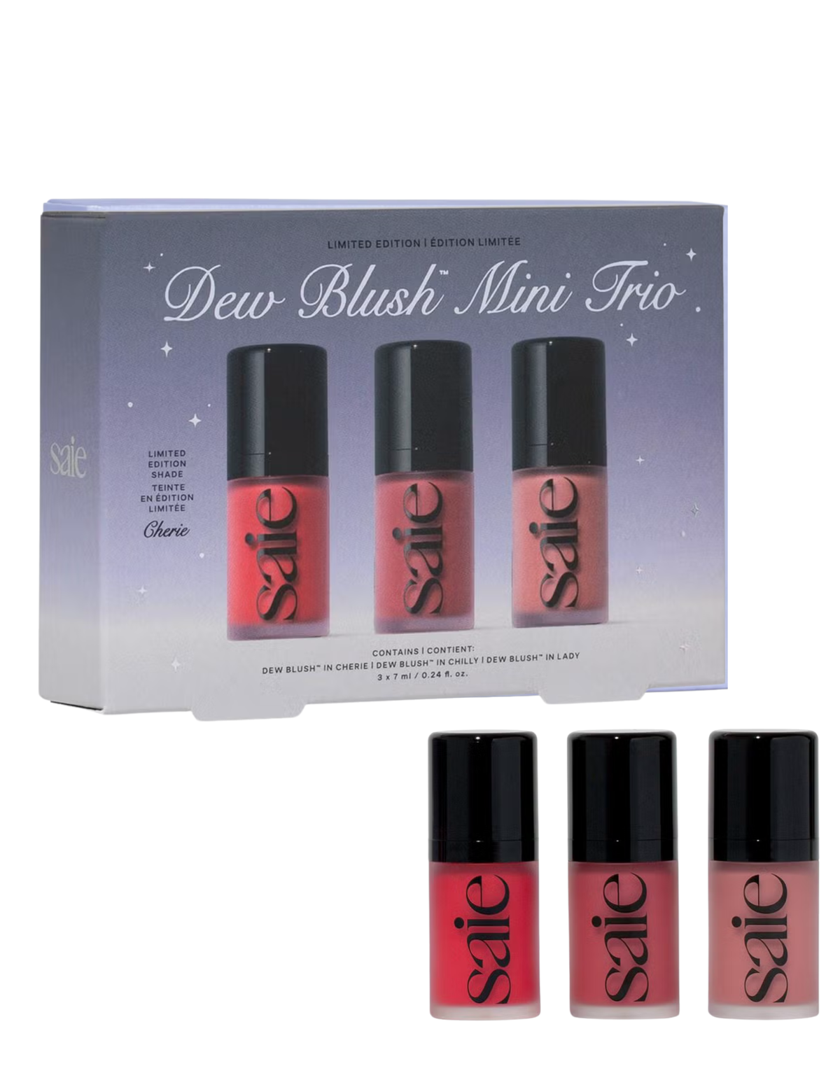 Saie - Mini Dew Blush Trio