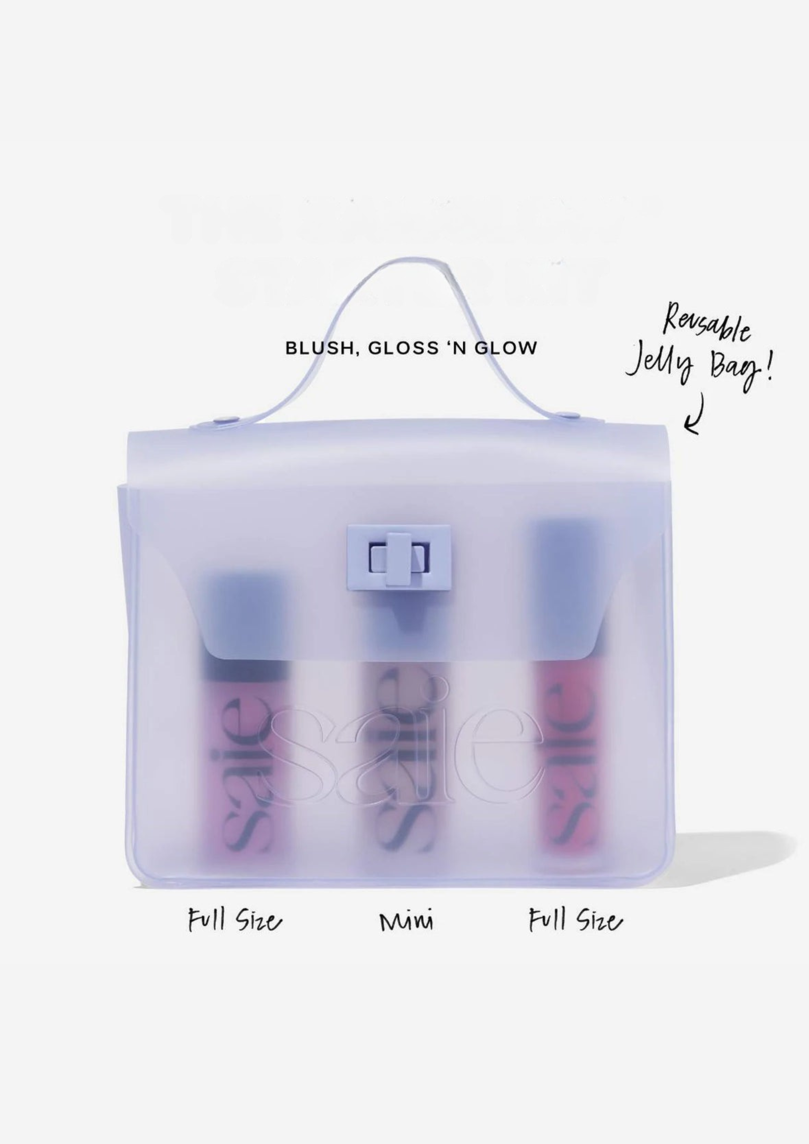 Saie - SaieGlow Essentials Starter Set with Lilac Birkin Jelly Bag
