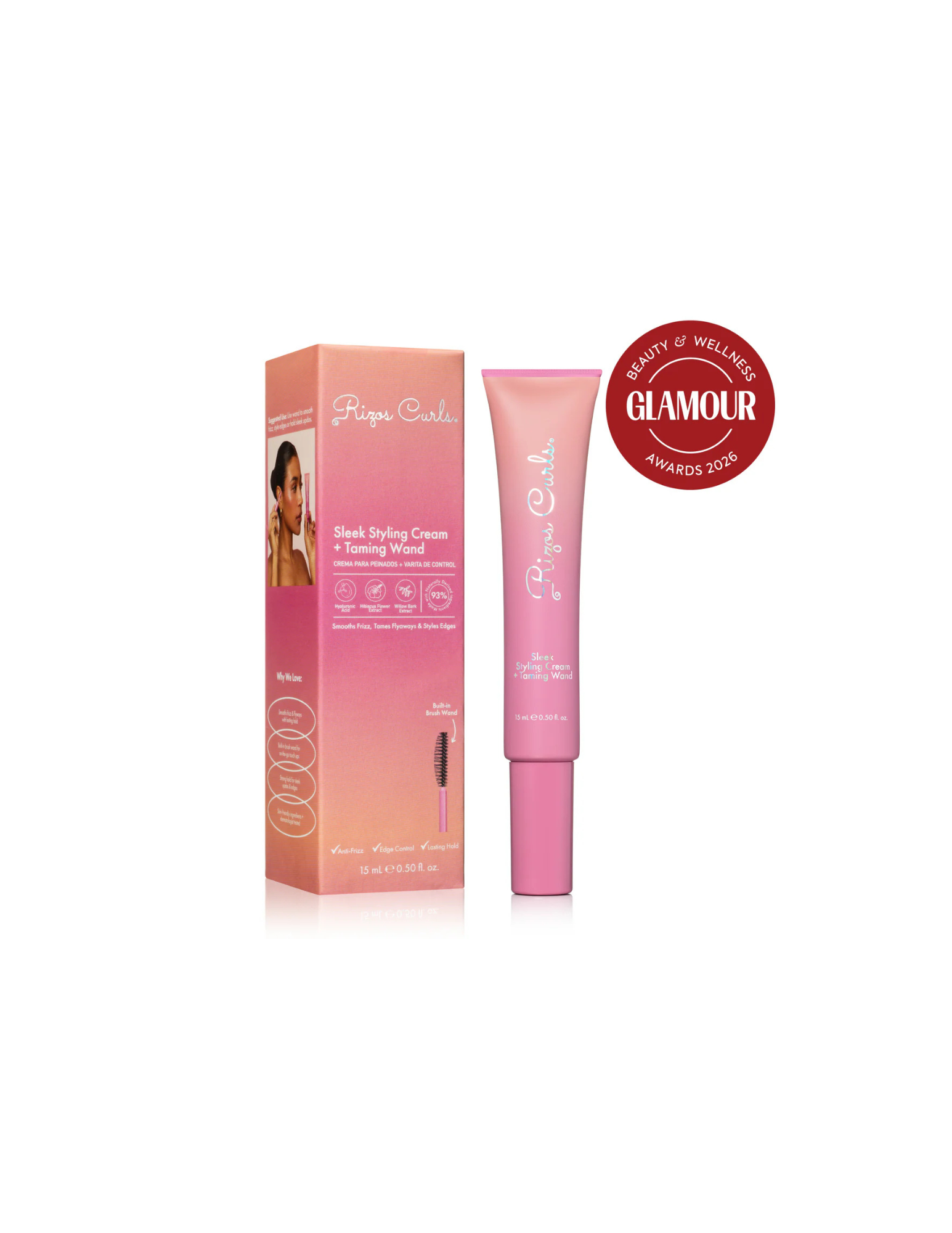 Rizos Curls - Sleek Styling Cream + Taming Wand