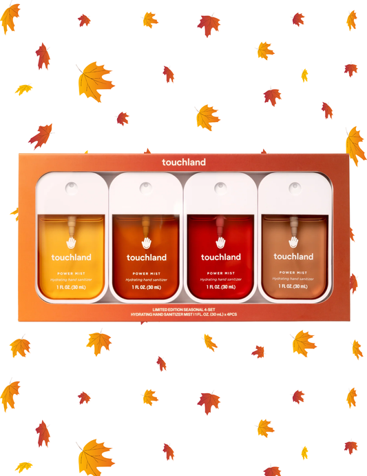 Touchland Seasonal Set - Power Mist Hand Sanitiser 4-Set