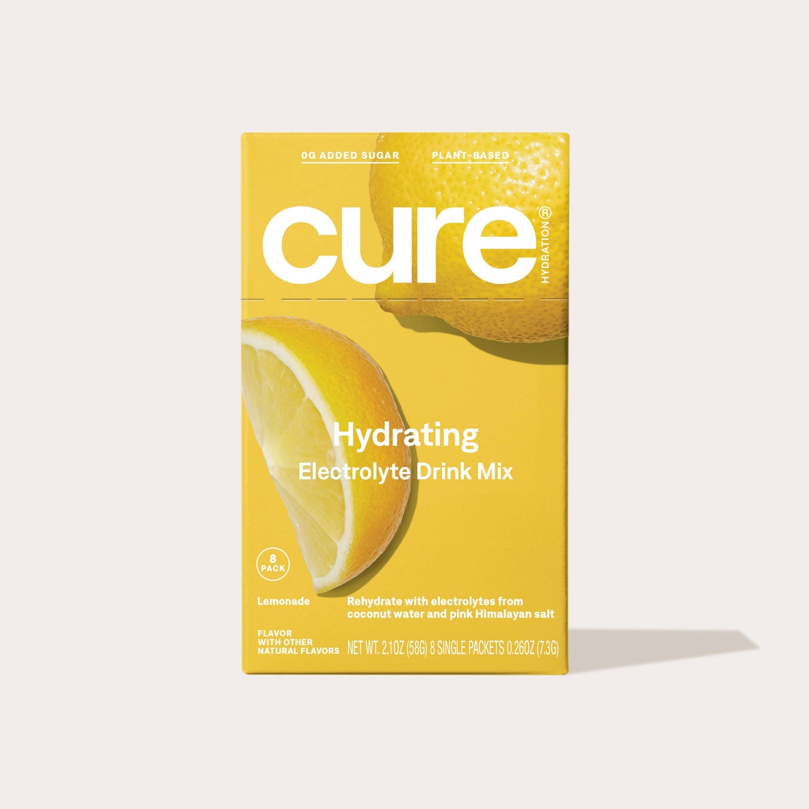 Cure Hydration - Hydrating Electrolyte Drink Mix - Lemonade