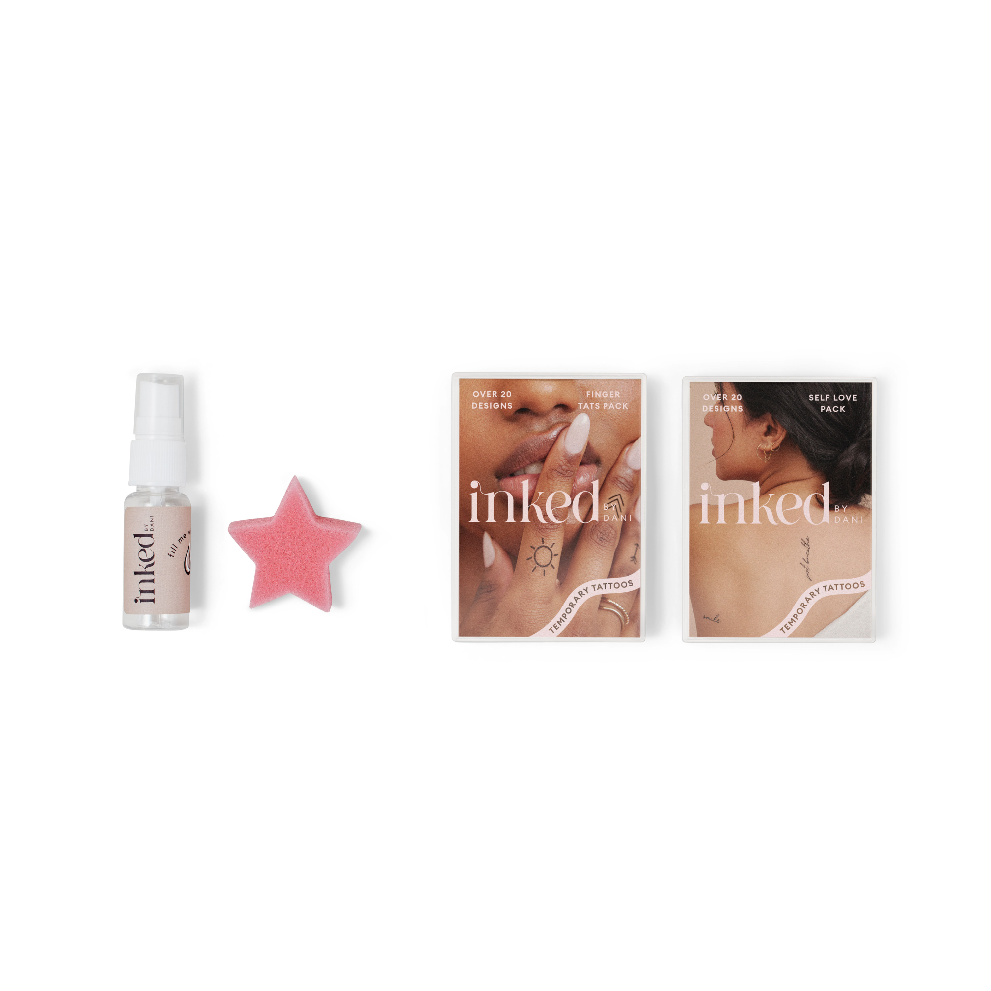 INKED by Dani - Deluxe Temporary Tattoo Gift Set