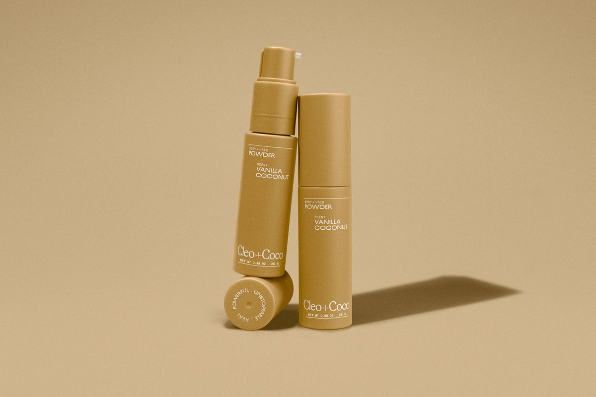 Cleo+Coco - Body Powder + Dry Shampoo — Talc-Free, Anti-Chafe - Vanilla Coconut