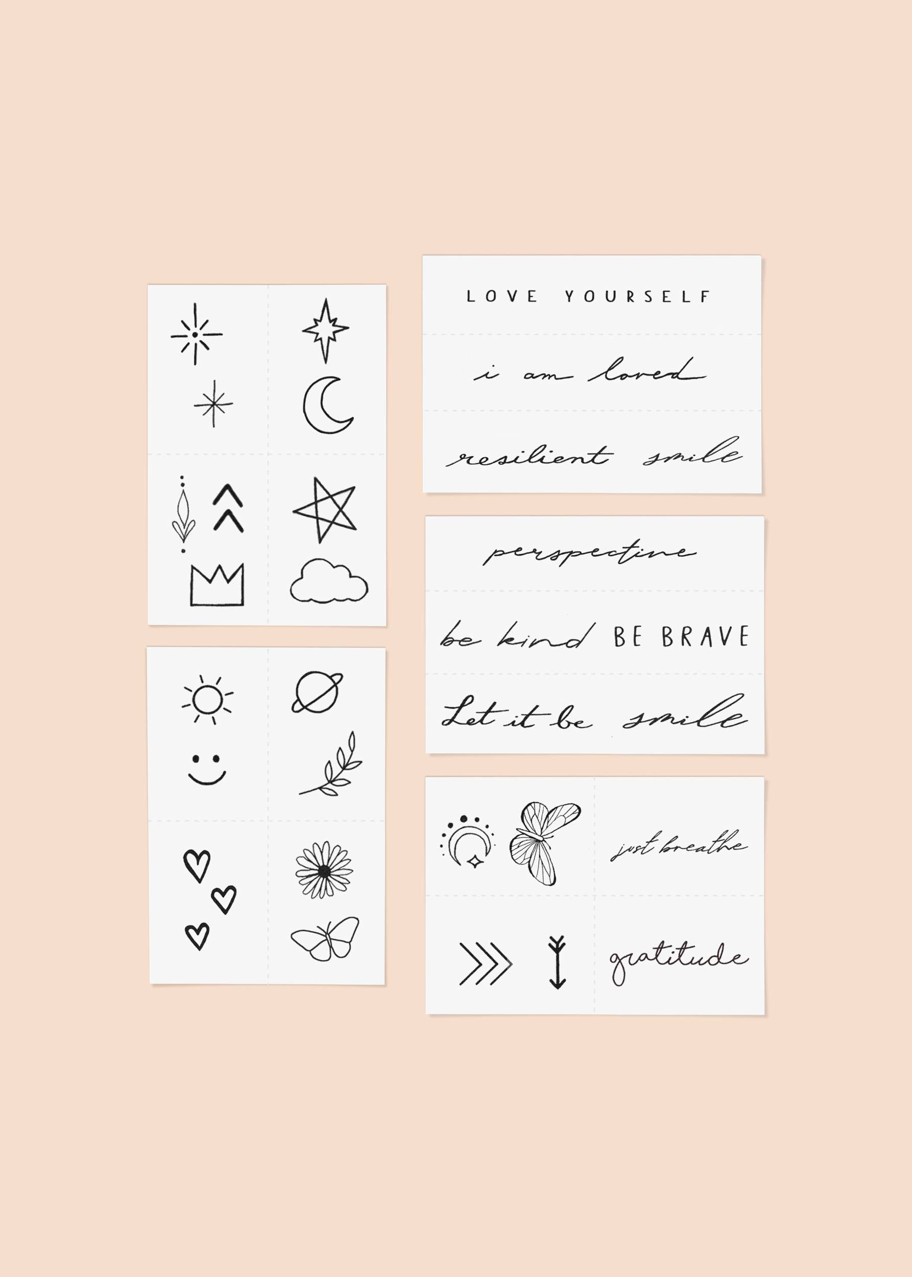 INKED by Dani - Forever Favorites Temporary Tattoo Pack