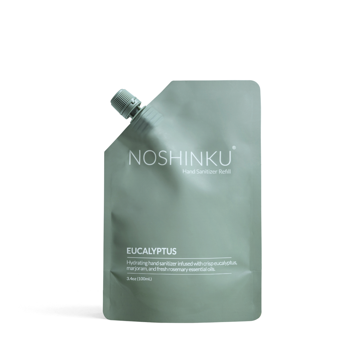 Noshinku - Eucalyptus and Rosemary Moisturising Sanitiser Refill Pouch