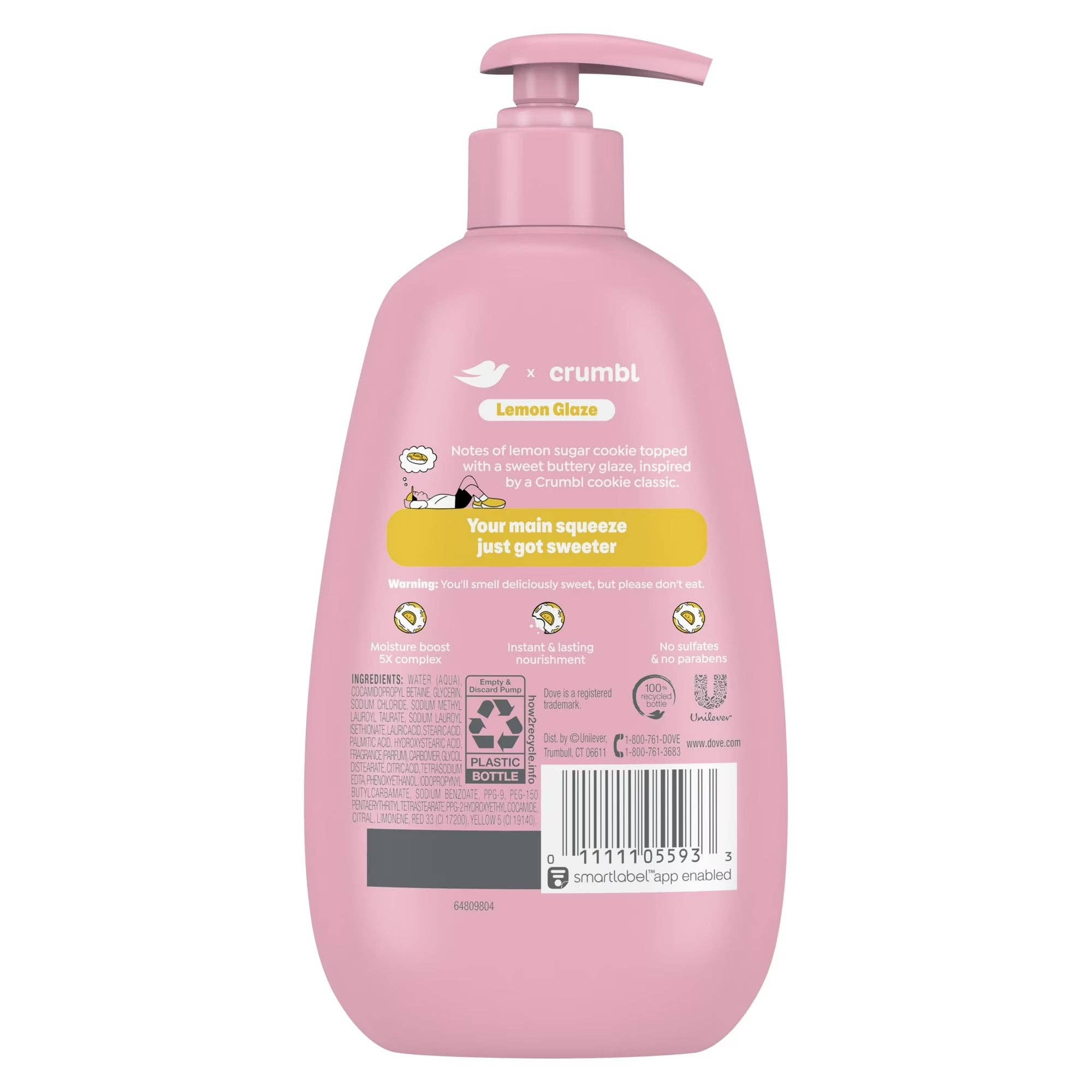 Dove x Crumbl - Limited Edition Hand Wash - Lemon Glaze