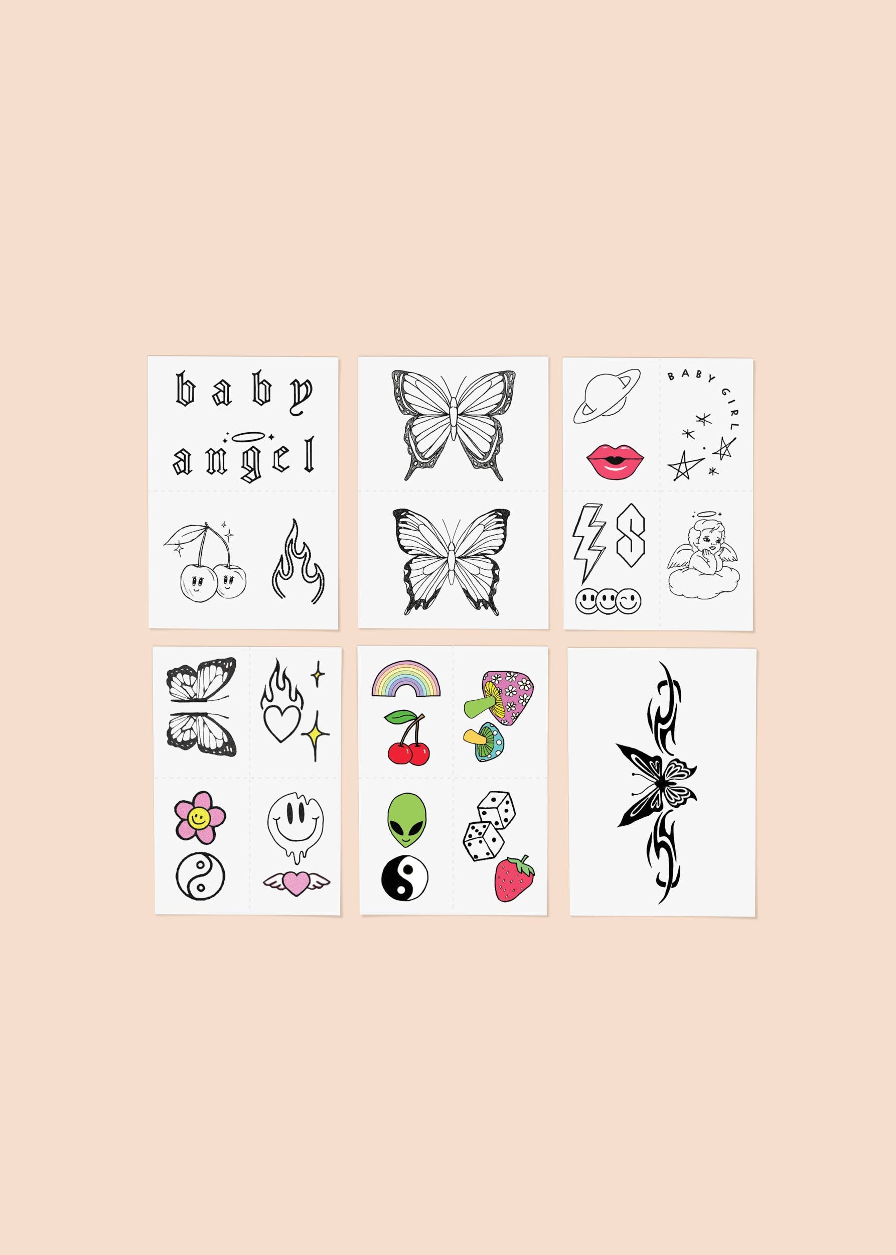 INKED by Dani - Y2K Nostalgia Temporary Tattoo Pack