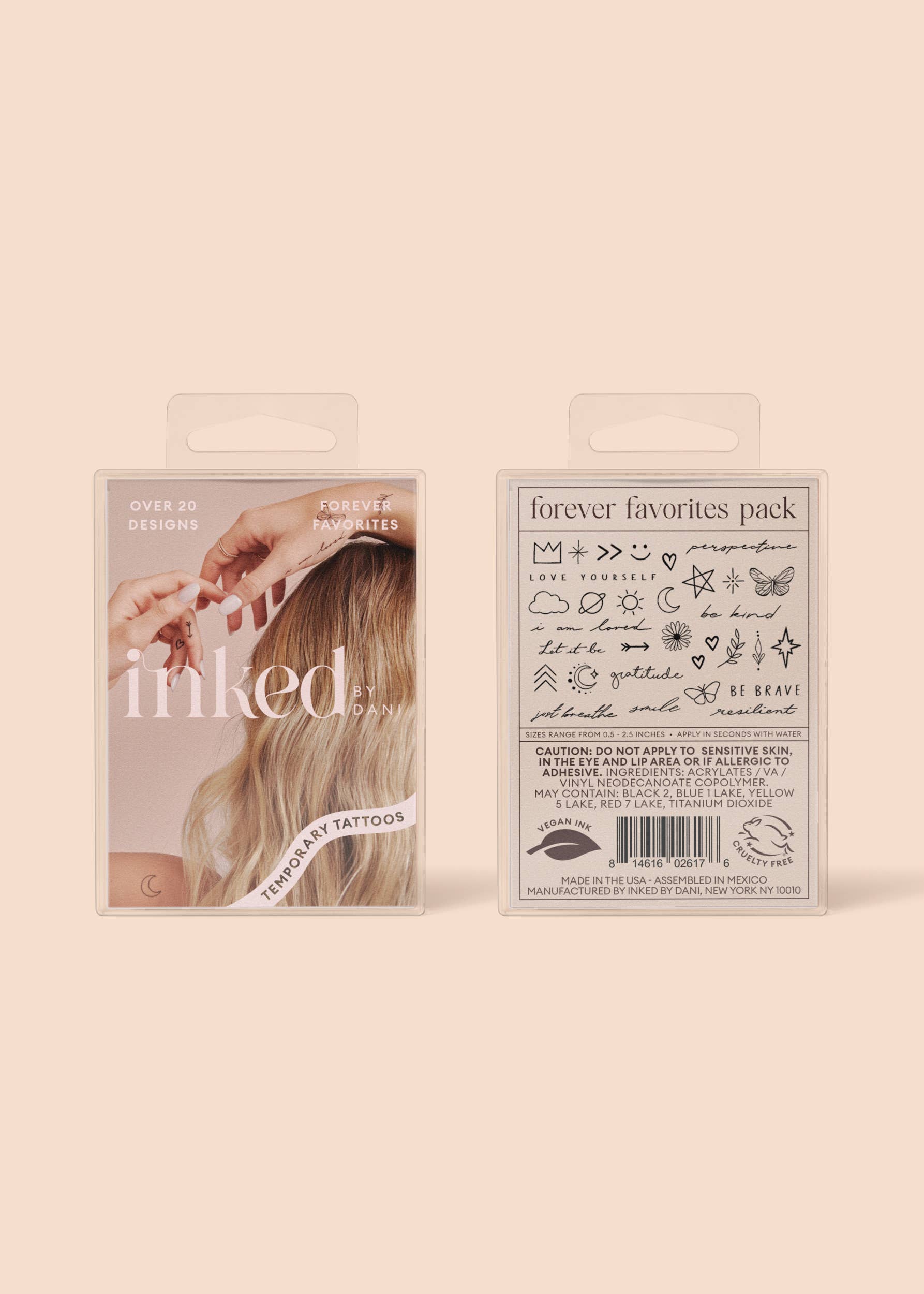 INKED by Dani - Forever Favorites Temporary Tattoo Pack