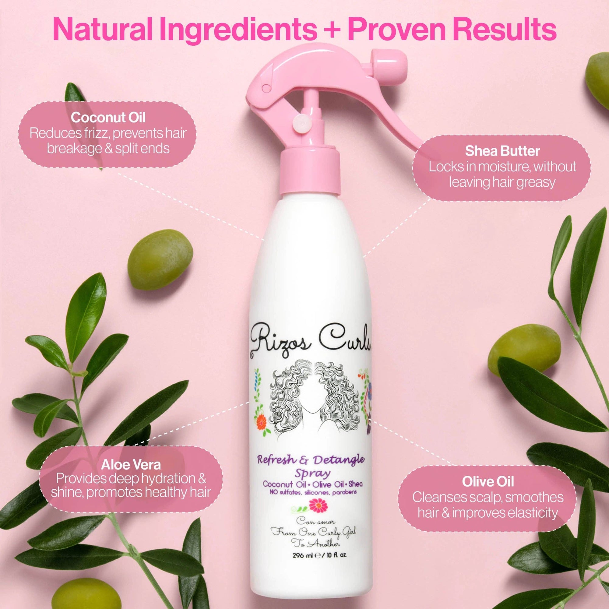 Rizos Curls - Refresh & Detangle Spray
