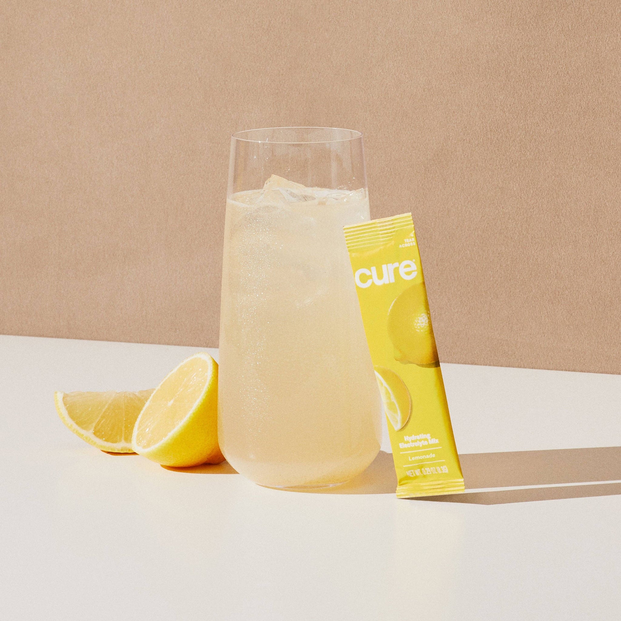 Cure Hydration - Hydrating Electrolyte Drink Mix - Lemonade