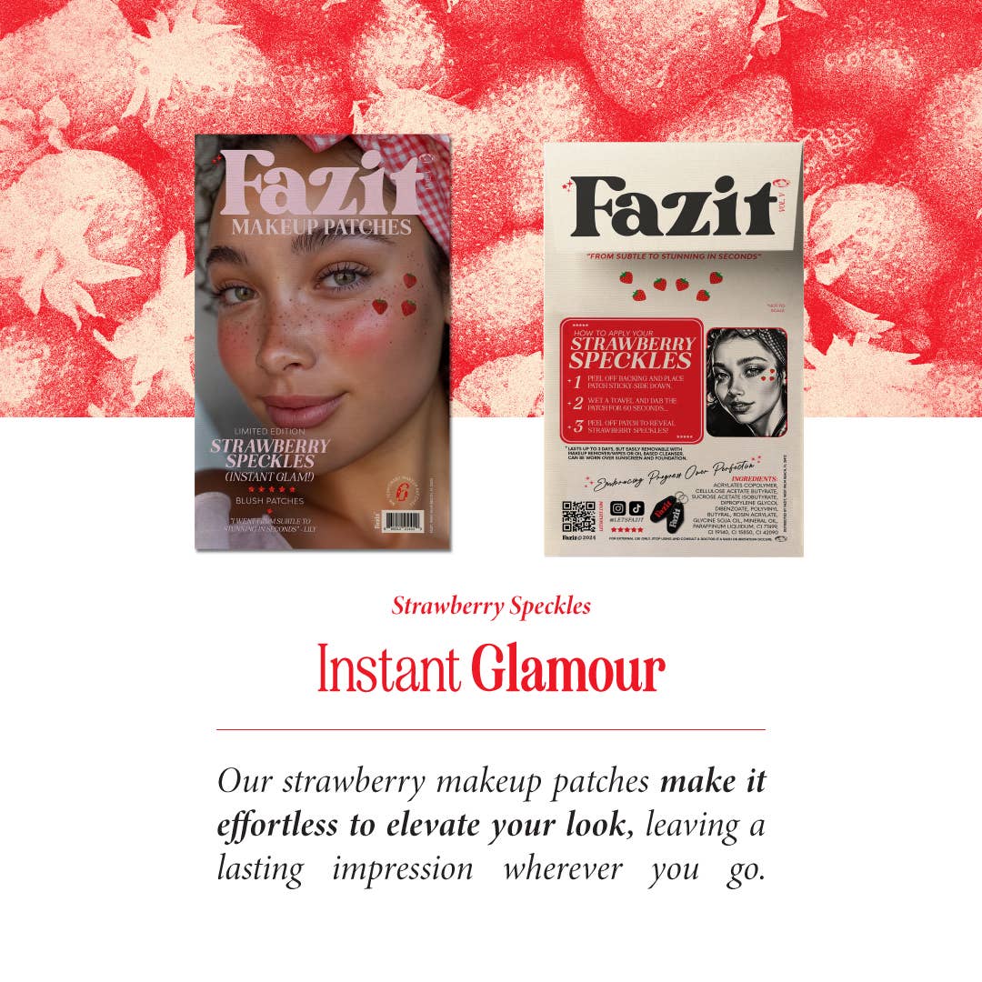 Fazit - Strawberry Speckles Makeup Patches