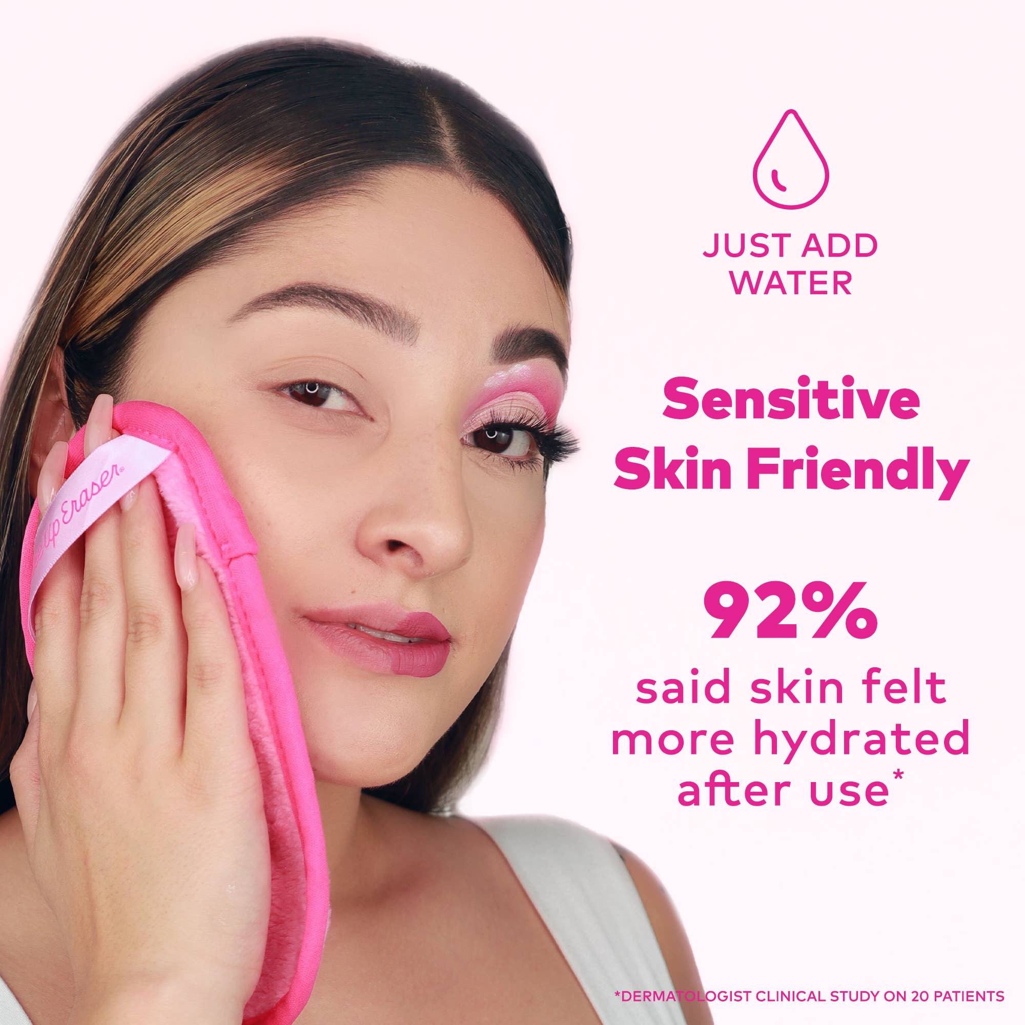 The Original MakeUp Eraser - Pink Mini MakeUp Eraser PRO