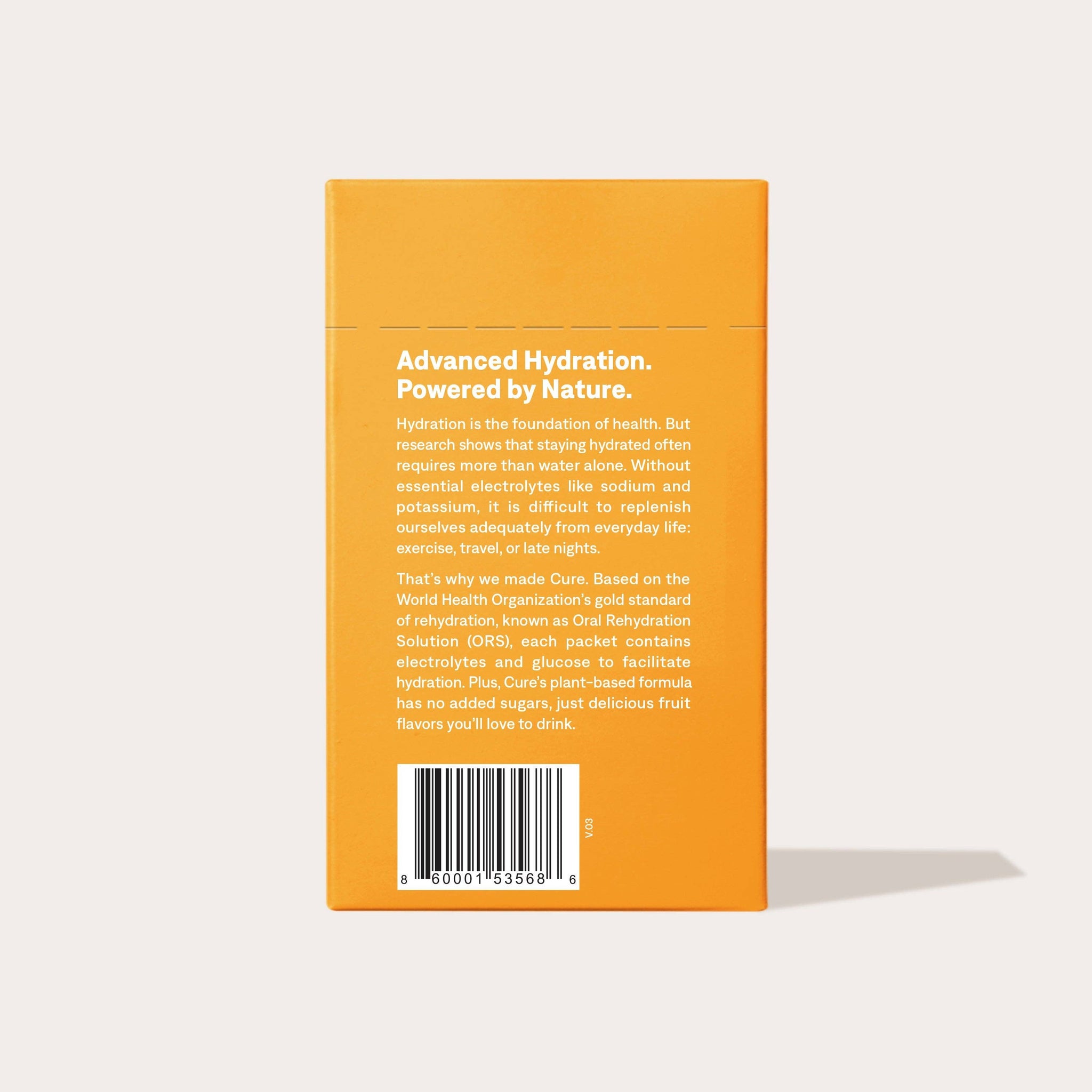 Cure Hydration - Hydrating Electrolyte Drink Mix - Ginger Turmeric
