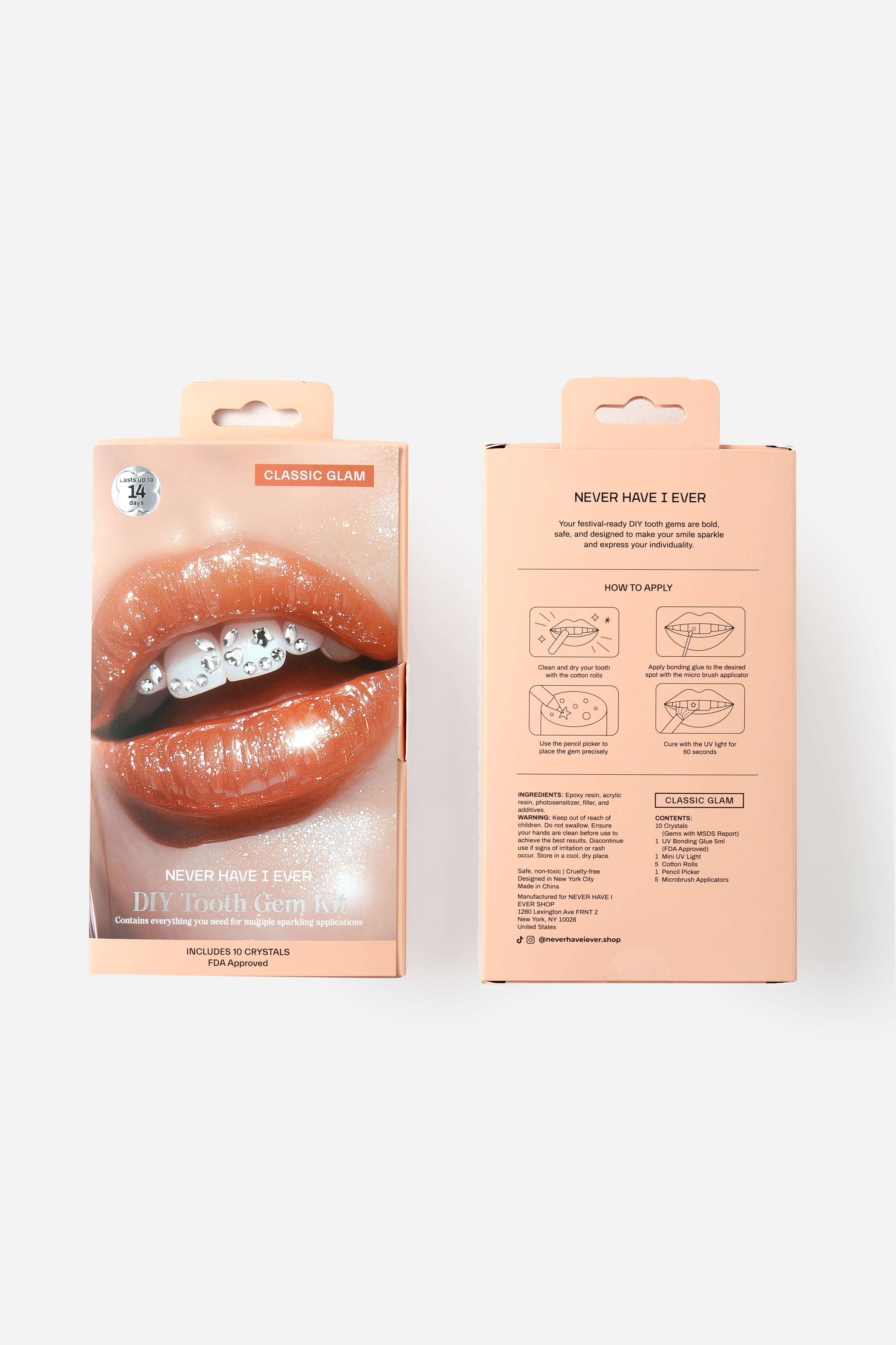 Never Have I Ever - Classic Glam - DIY Tooth Gem Kit