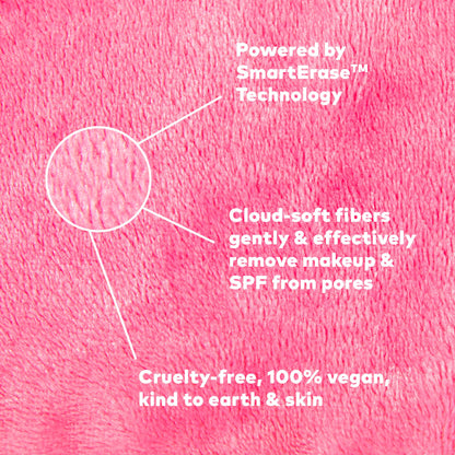 The Original MakeUp Eraser - Pink Mini MakeUp Eraser PRO