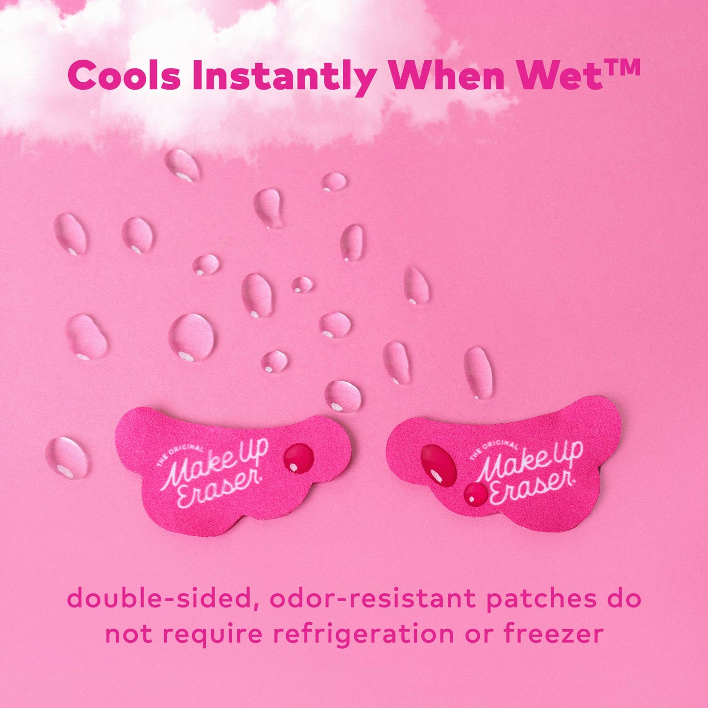 The Original MakeUp Eraser - Cooling Clouds Reusable Under eye Patches | Award Winning