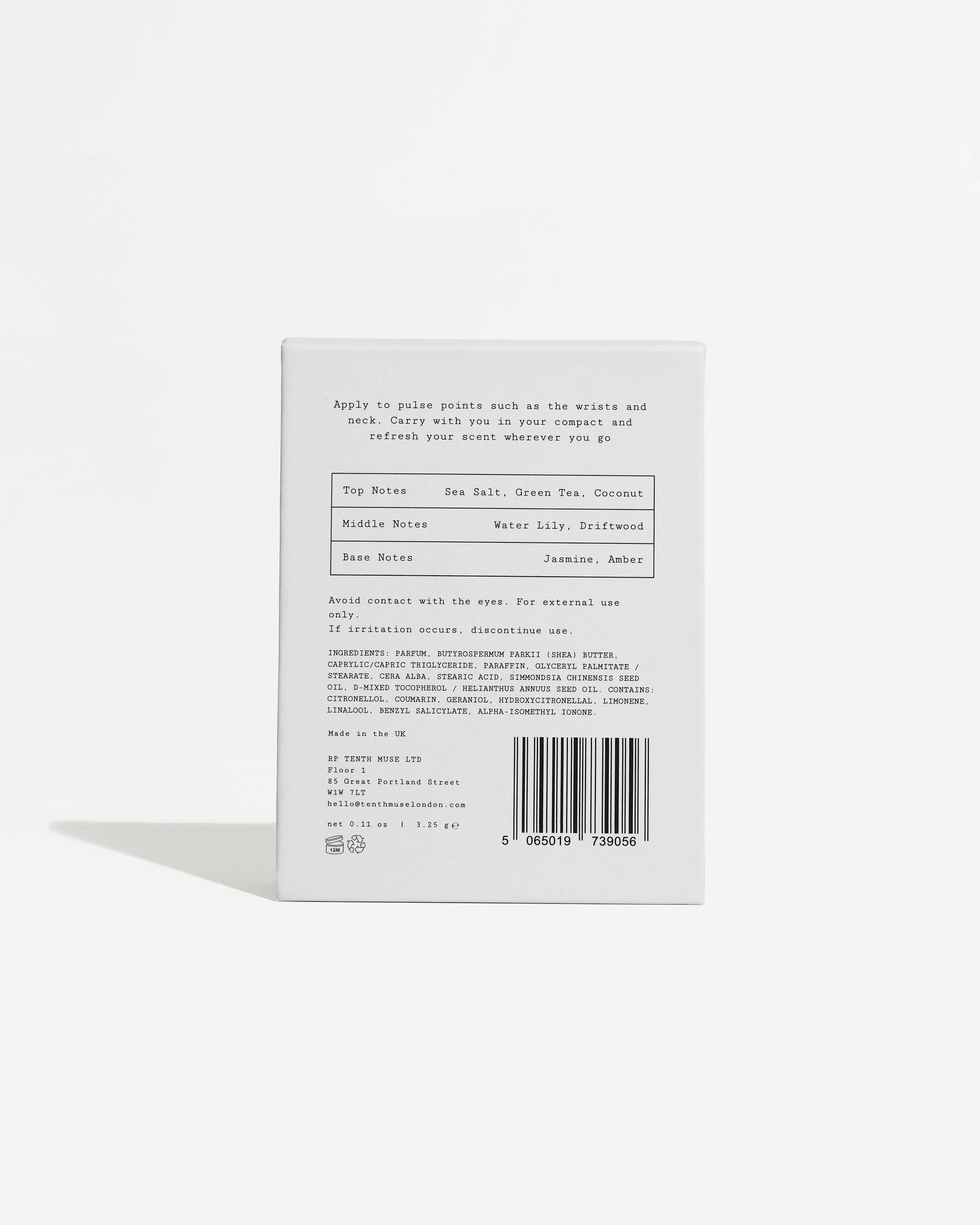 TENTH MUSE - Salted Skin Solid Perfume Balm