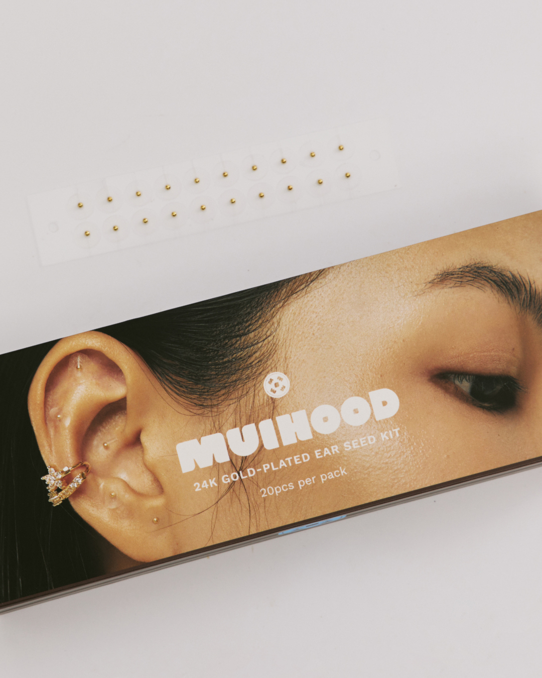 Muihood - 24K Gold Plated Ear Seed Kit