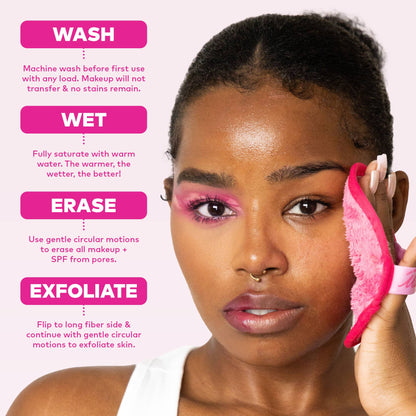 The Original MakeUp Eraser - Pink Mini MakeUp Eraser PRO