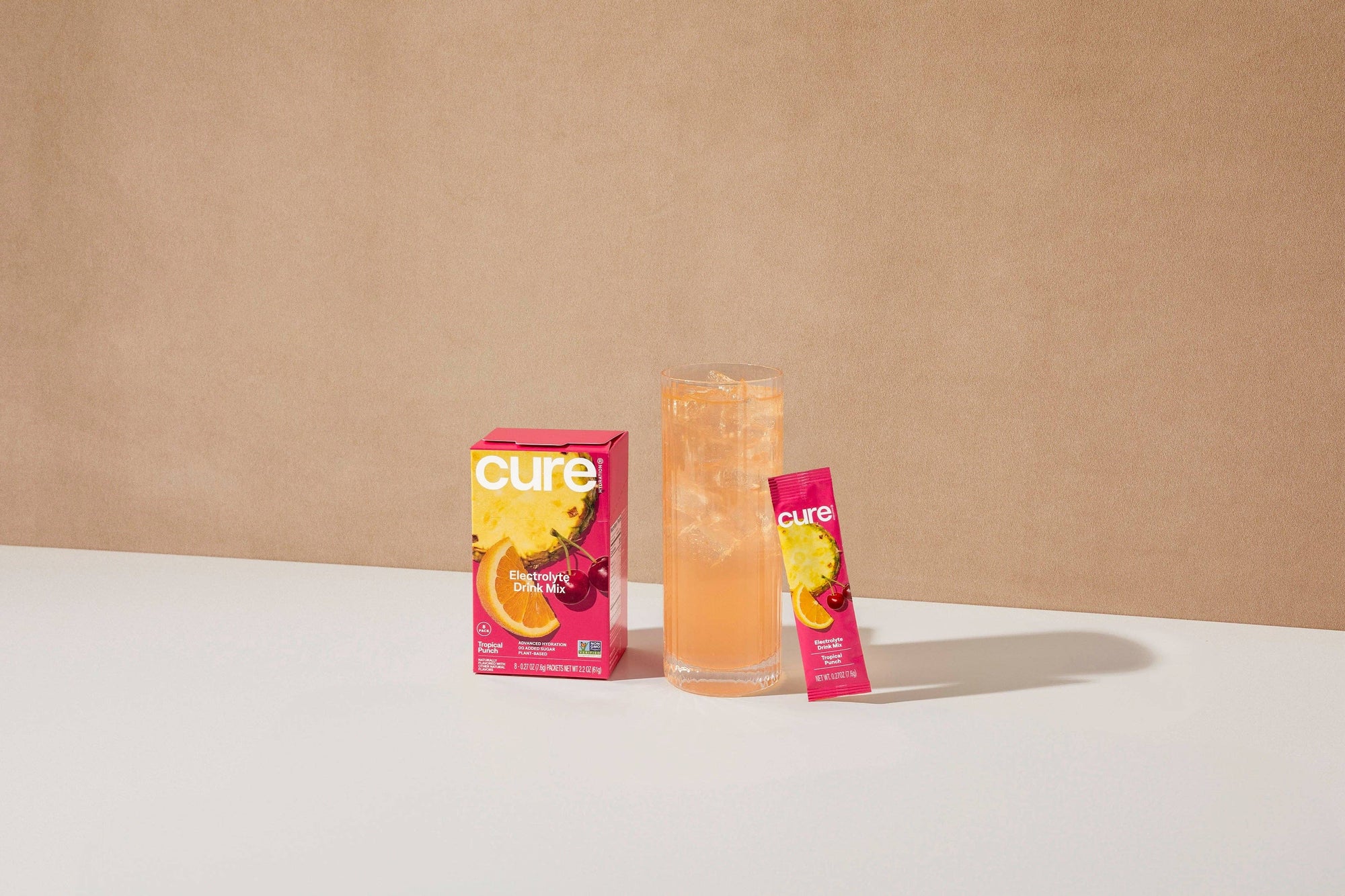 Cure Hydration - Hydrating Electrolyte Drink Mix - Tropical Punch