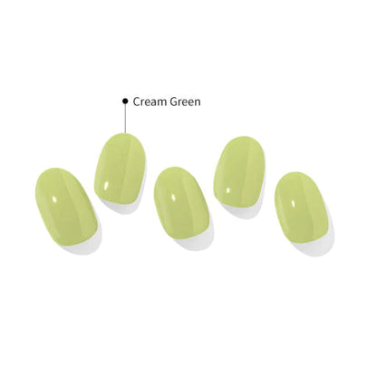 Ohora N Cream Sprout Semi Cured Gel Nail Stickers