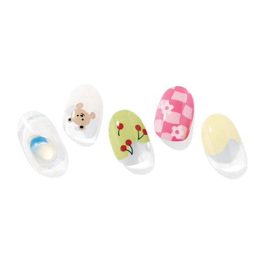 Ohora N Cute Bear Semi Cured Gel Nail Stickers