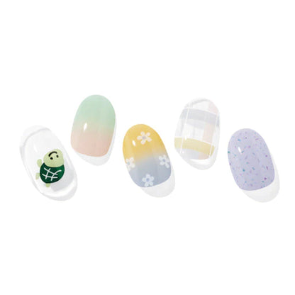 Ohora N Spring Turtle Semi Cured Gel Nail Stickers