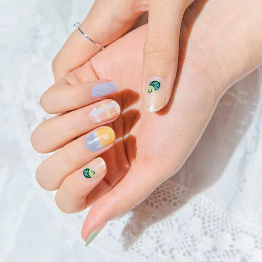 Ohora N Spring Turtle Semi Cured Gel Nail Stickers