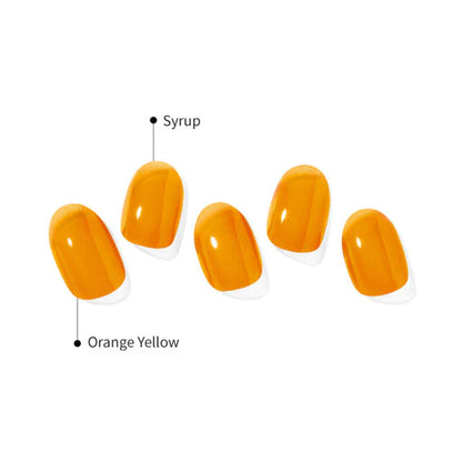 Ohora N Tint Tangerine Semi Cured Gel Nail Stickers